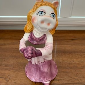 Miss Piggy Ceramic Figurine Vintage Collectable